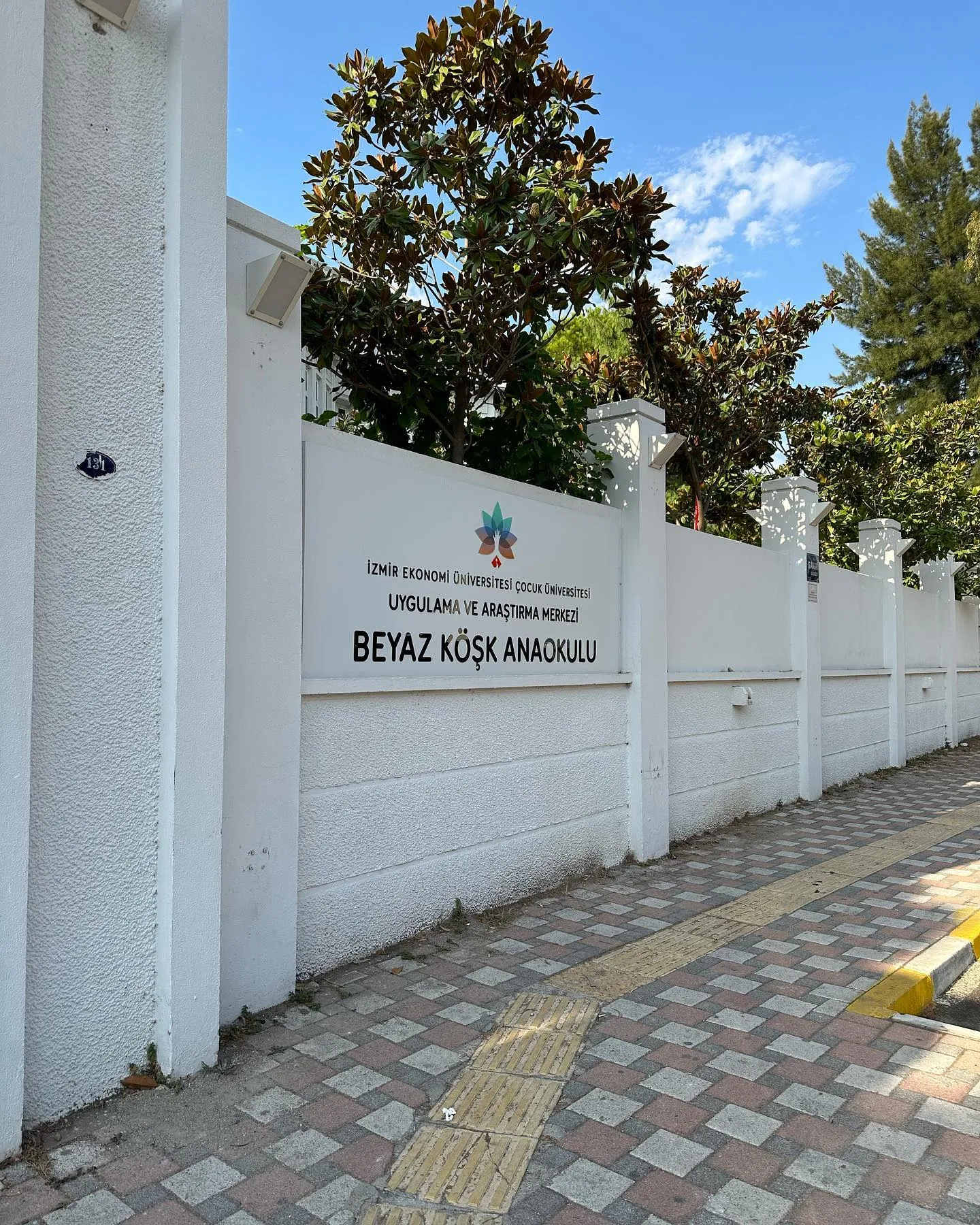 İzmir Ekonomi Üniversitesi Beyaz Köşk Anaokulu Tadilat