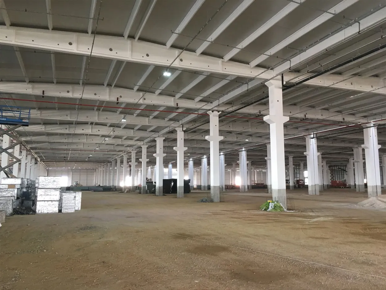 Vestel Kurutma Makinesi Fabrikası Prefabrik Aşıkların Boyanması