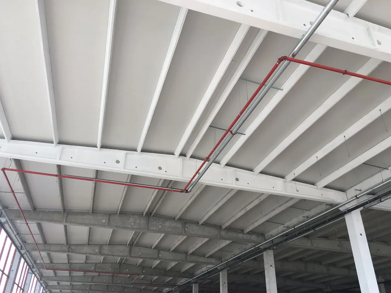 Vestel Kurutma Makinesi Fabrikası Prefabrik Aşıkların Boyanması