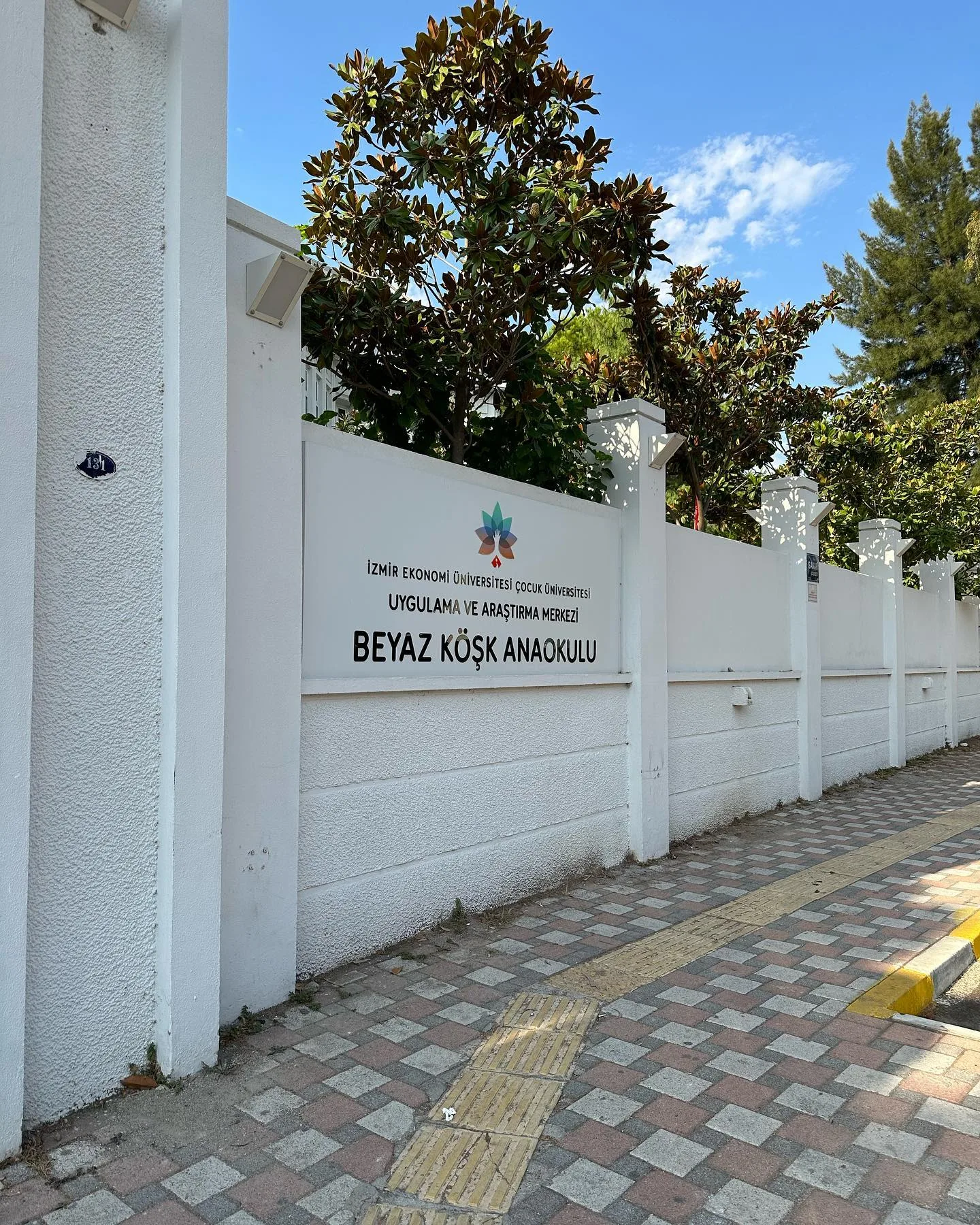 İzmir Ekonomi Üniversitesi Beyaz Köşk Anaokulu Tadilat